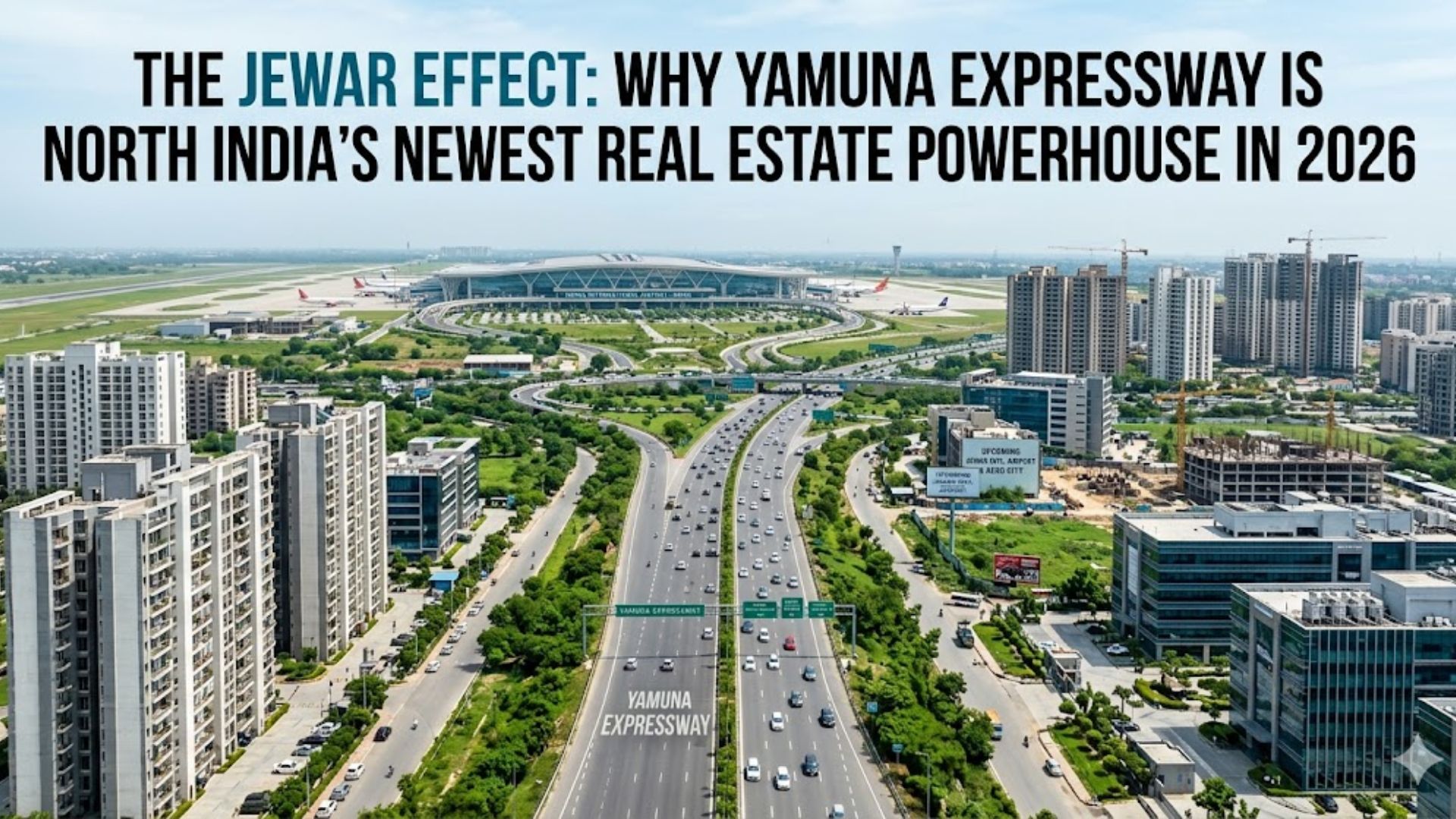The Jewar Effect: Why Yamuna Expressway is North India’s Newest Real Estate Powerhouse in 2026