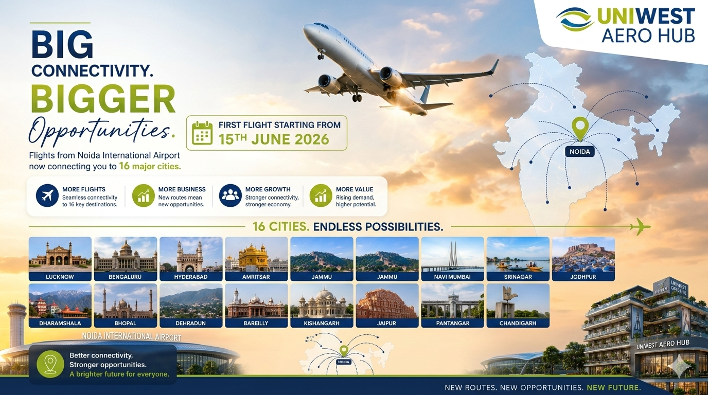 Noida International Airport Connectivity 2026: A Major Boost for Business & Real Estate Growth